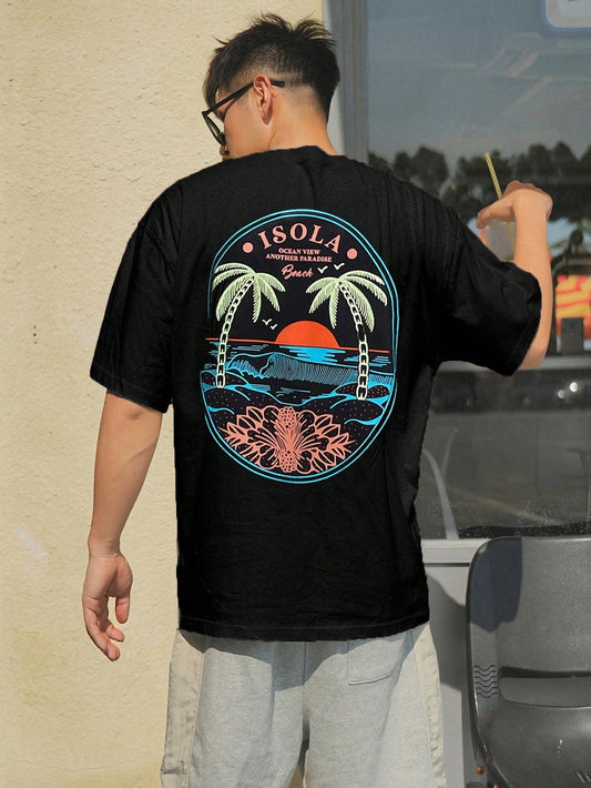 Christoph | Cotton Palm Tree Tee