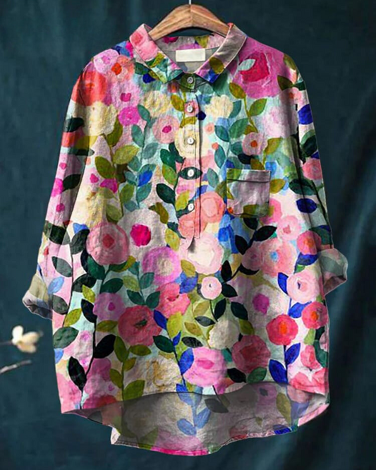 Diana - Blouse with floral print
