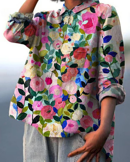 Diana - Blouse with floral print