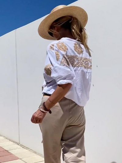 Hannah™ - Beach Vibe Summer Blouse