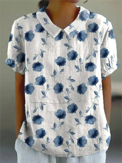 Katy - Floral Elegant Blouse