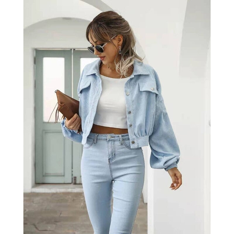 Arianna | Corduroy Short Jacket | 40% Discount!